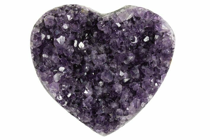 Dark Purple Amethyst Heart - Uruguay #343730
